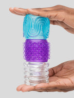 Lovehoney Head Master Triple Header Flexible Stroker Set (3 Piece), Clear