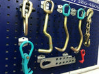 SET#20 AUTO BODY FRAME MACHINE MO Clamp style Sheet Metal Hook TOOL PLATE CLAMP