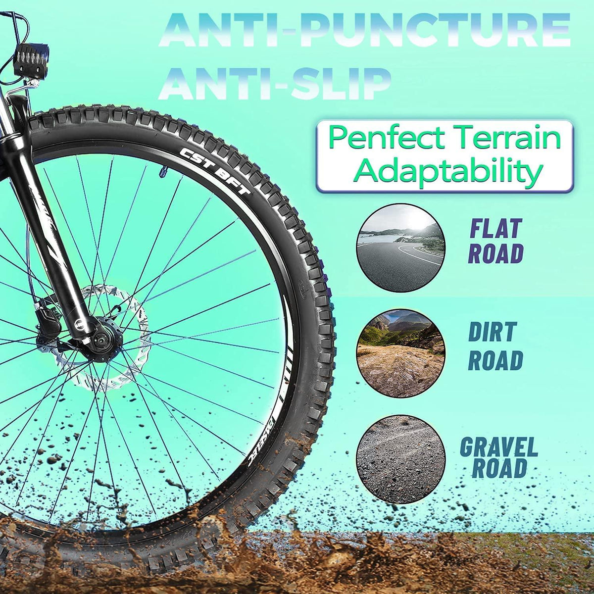 PASELEC Electric Bikes for Adult 27.5'' Mountain Bike Hydraulic Brakes E-Bike Moped Full Suspension Cycle with 48V 13ah Lithium Battery, 500W Professional E-MTB Bicycle