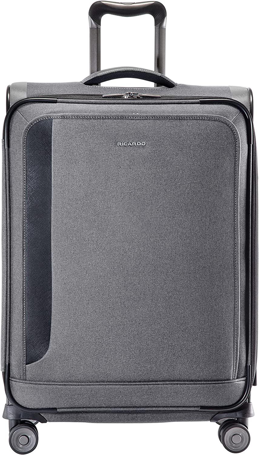 Malibu Bay 3.0 Spinner Luggage (Gray, Checked-Medium 25-Inch)