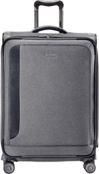 Malibu Bay 3.0 Spinner Luggage (Gray, Checked-Medium 25-Inch)