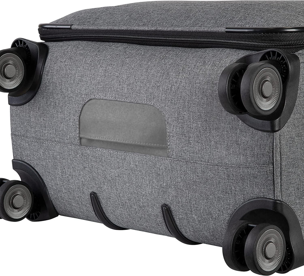 Malibu Bay 3.0 Spinner Luggage (Gray, Checked-Medium 25-Inch)