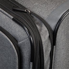 Malibu Bay 3.0 Spinner Luggage (Gray, Checked-Medium 25-Inch)