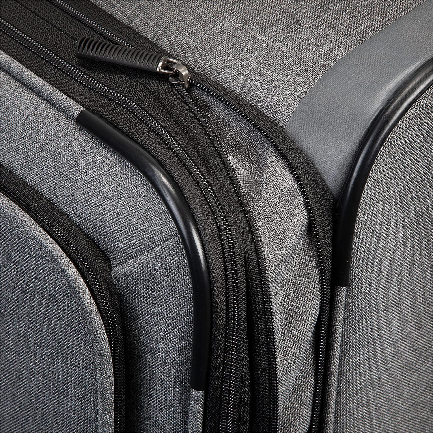 Malibu Bay 3.0 Spinner Luggage (Gray, Checked-Medium 25-Inch)