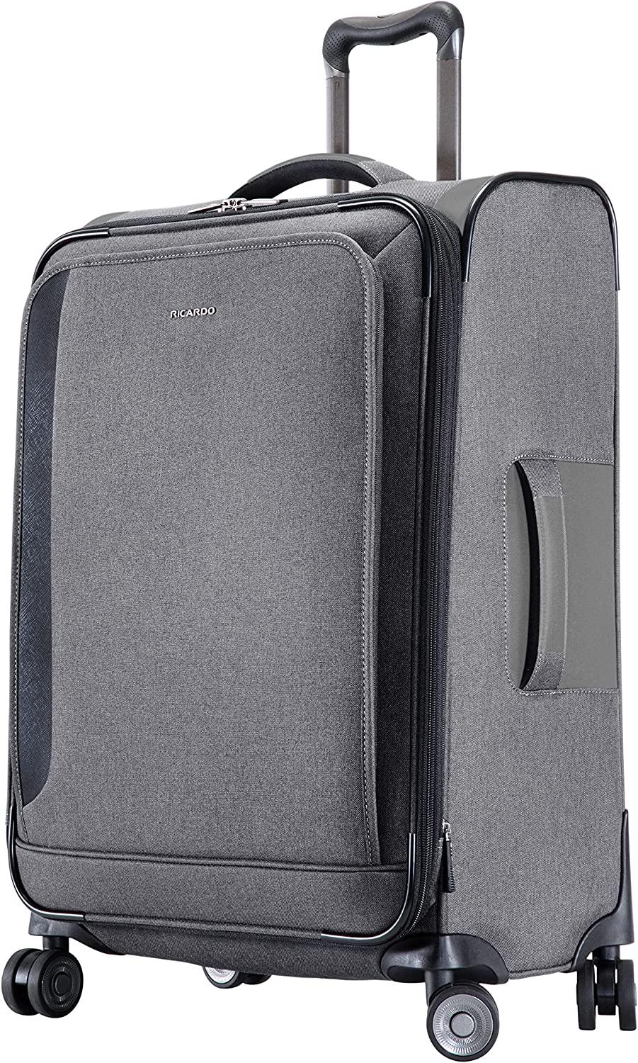 Malibu Bay 3.0 Spinner Luggage (Gray, Checked-Medium 25-Inch)