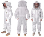 toor traders 3 layers ventilated ultra breeze bee suit with round veil beekeeping hat - bee suits for men &amp; women professional &amp; beginner beekeeper.