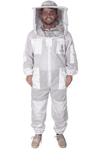 toor traders 3 layers ventilated ultra breeze bee suit with round veil beekeeping hat - bee suits for men &amp; women professional &amp; beginner beekeeper.