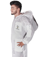 toor traders 3 layers ventilated ultra breeze bee suit with round veil beekeeping hat - bee suits for men &amp; women professional &amp; beginner beekeeper.