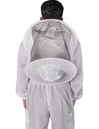 toor traders 3 layers ventilated ultra breeze bee suit with round veil beekeeping hat - bee suits for men &amp; women professional &amp; beginner beekeeper.