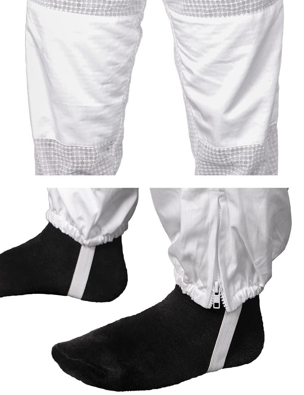 toor traders 3 layers ventilated ultra breeze bee suit with round veil beekeeping hat - bee suits for men &amp; women professional &amp; beginner beekeeper.