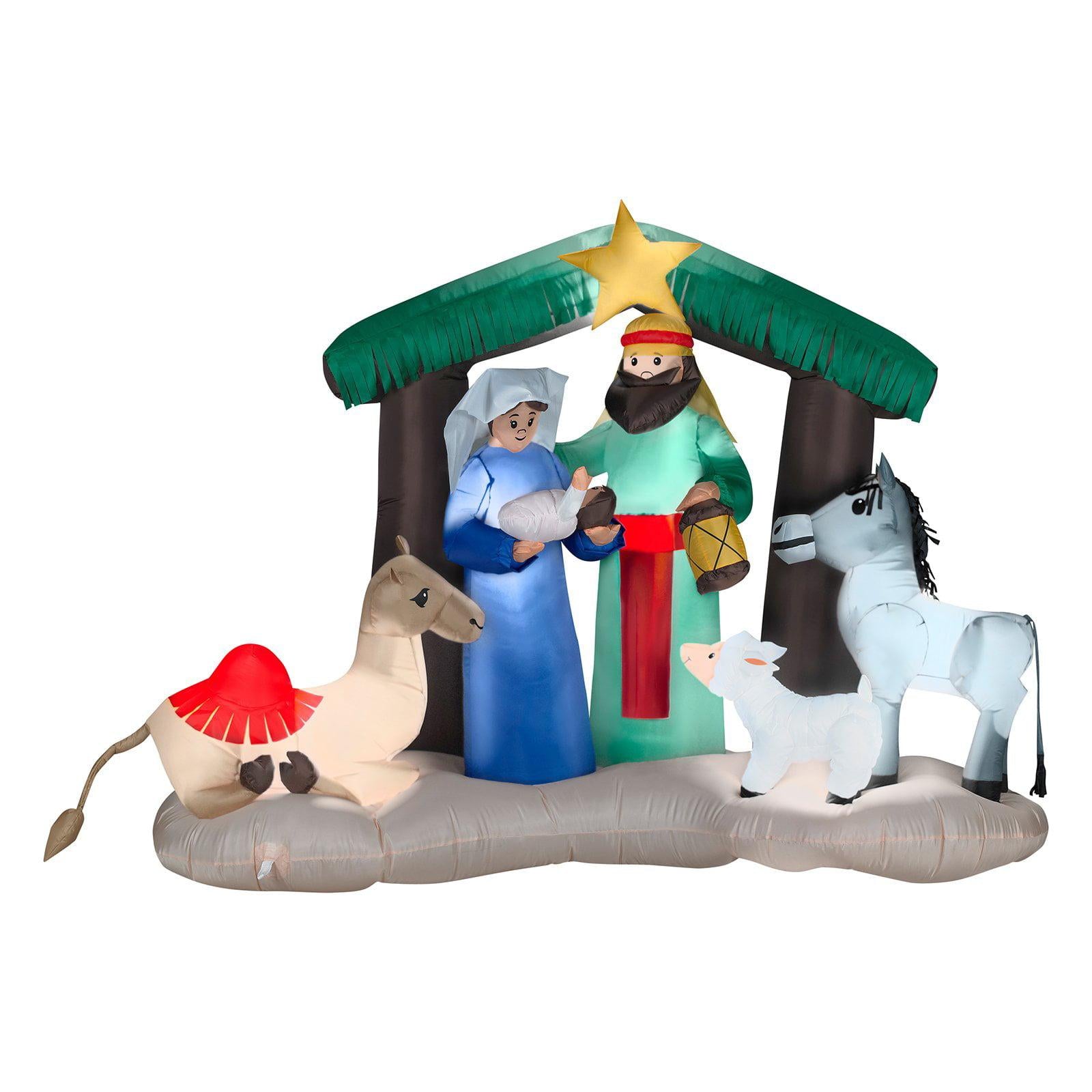 Gemmy Airblown Nativity Scene Inflatable