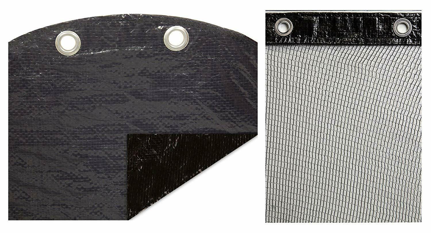 round leaf net cover and deluxe blue/black winter cover bundle
