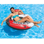 River Run 1 53" Inflatable Floating Tube Lake Pool Ocean Raft (5 Pack)