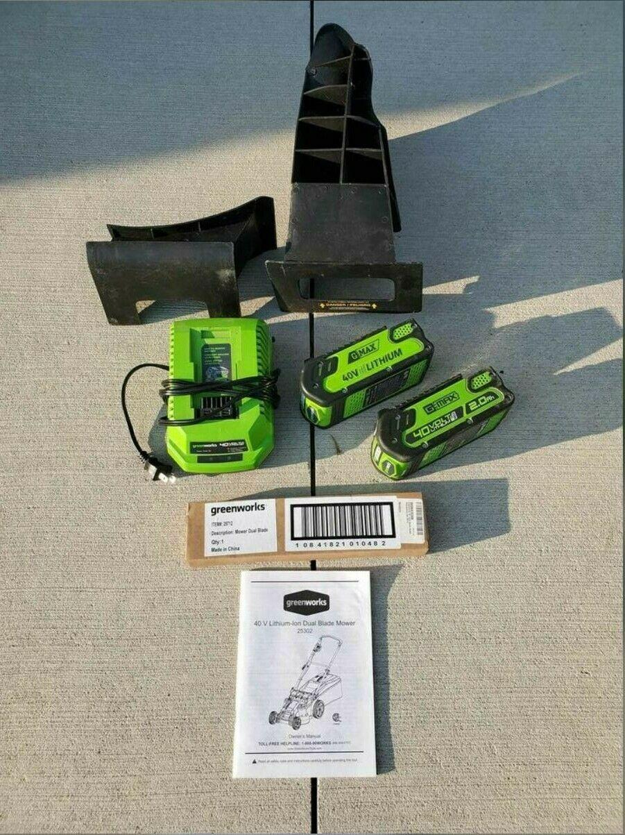 Greenworks 40 V Lithium-Ion Lawn Dual Blade Lawn Mower