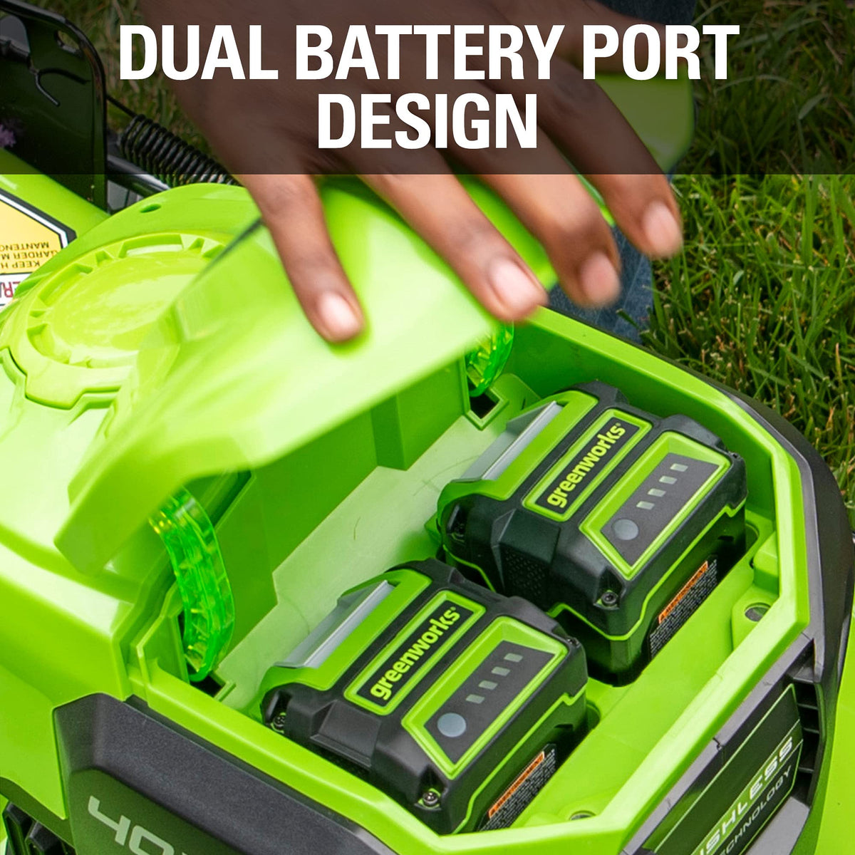40V 21" Brushless Cordless (Self-Propelled) Lawn Mower (75+ Compatible Tools), 5.0Ah Battery and Charger Included