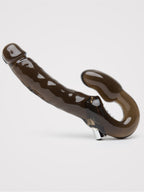 Lovehoney Double Dipper Vibrating Strapless Strap-On Dildo 7 Inch , Black