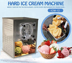 Commercial Desktop Hard ice Cream Machine, Counter top Hard ice Cream Maker, Ice Cream Machine, Snack Food Machine for Restaurant, Snack Bar, Ice Cream Shop