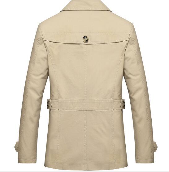 Classic Lconic Men Trench Breasted Overcoat