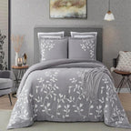 Laurel Park All Natural Pre-washed Chambray Cotton Comforter Set Queen