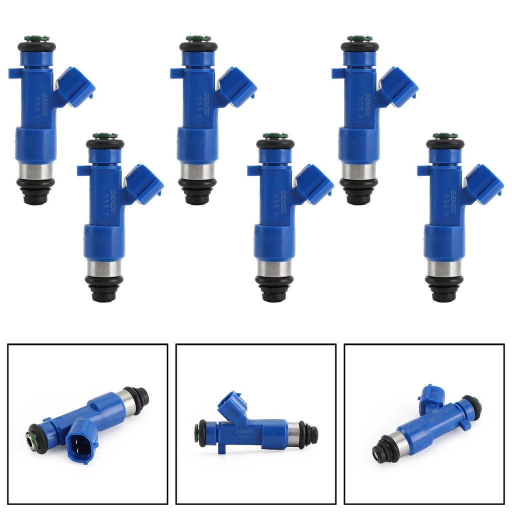 6PCS Fuel Injectors Fit Infiniti G37 Nissan GT-R 63570 14002-AN001 Generic