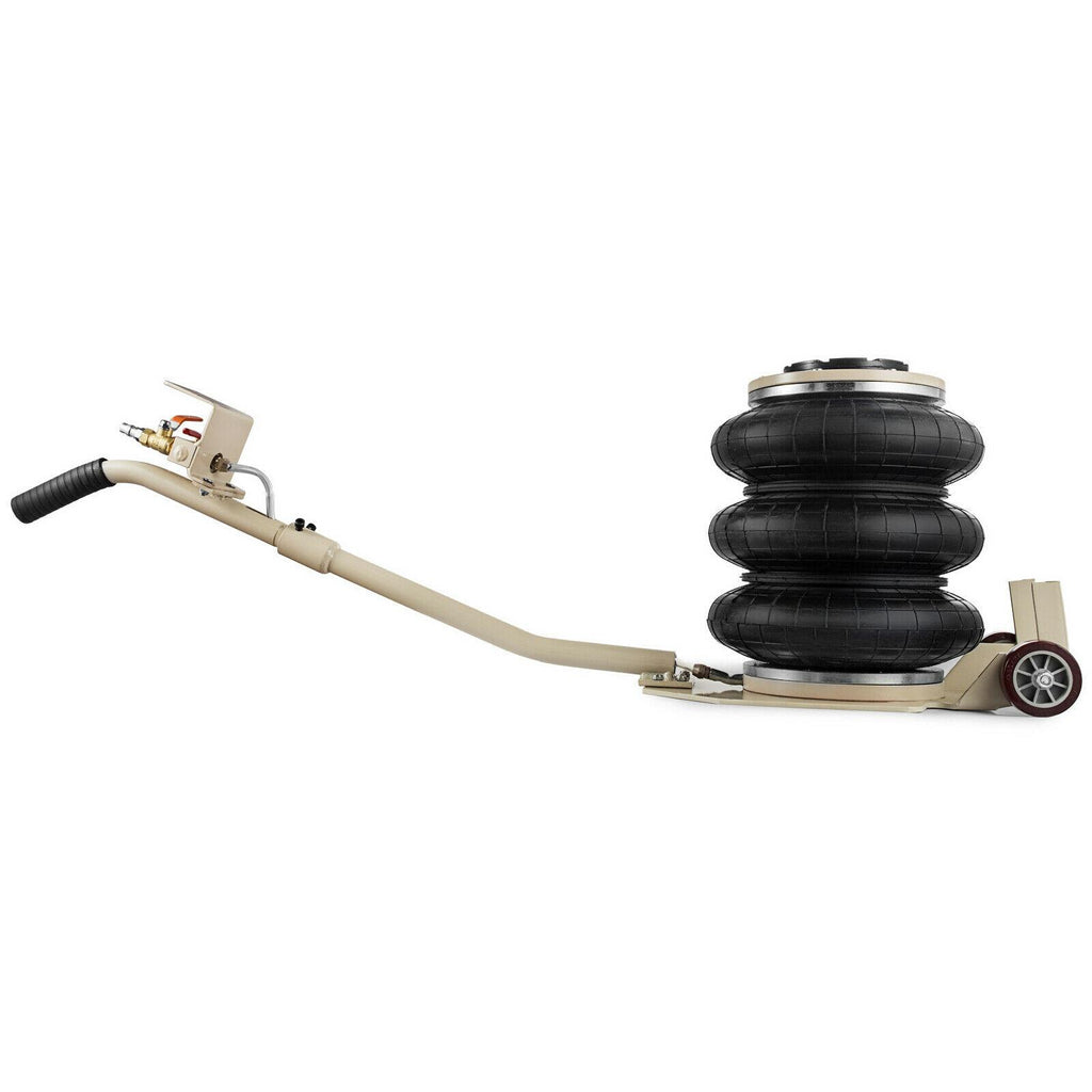 Triple Bag Air Jack 3 Ton 6600lbs Pneumatic Car Jack Lift Height Up to 16 Inch