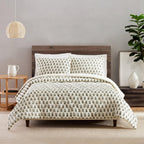 Laurel &amp; Mayfair Gwyn 3-PC Quilt Set, Full/Queen, Cream