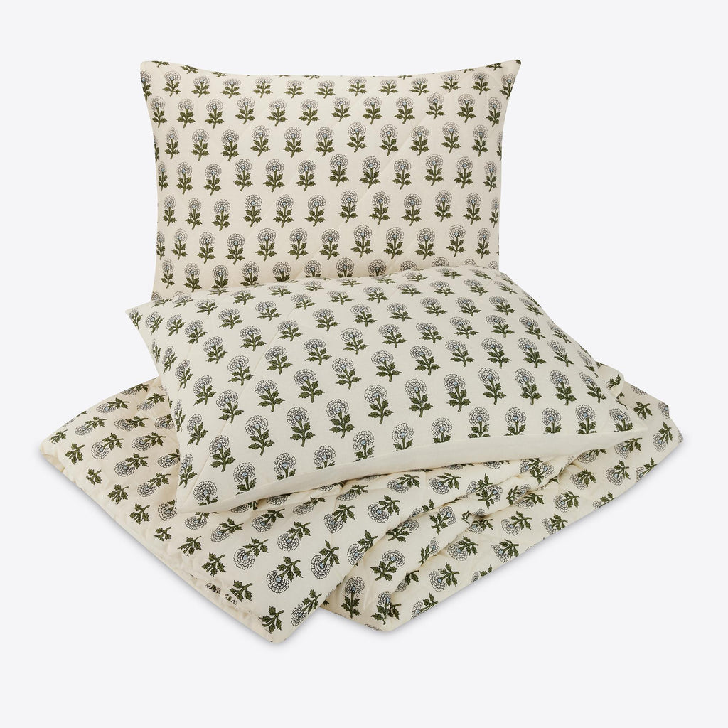 Laurel &amp; Mayfair Gwyn 3-PC Quilt Set, Full/Queen, Cream