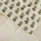 Laurel &amp; Mayfair Gwyn 3-PC Quilt Set, Full/Queen, Cream