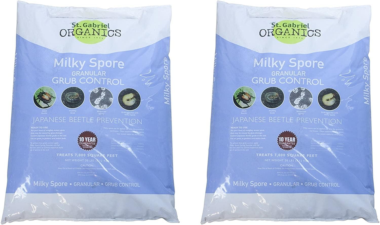 gabriel organics milky spore lawn spreader mix (.2-pack)