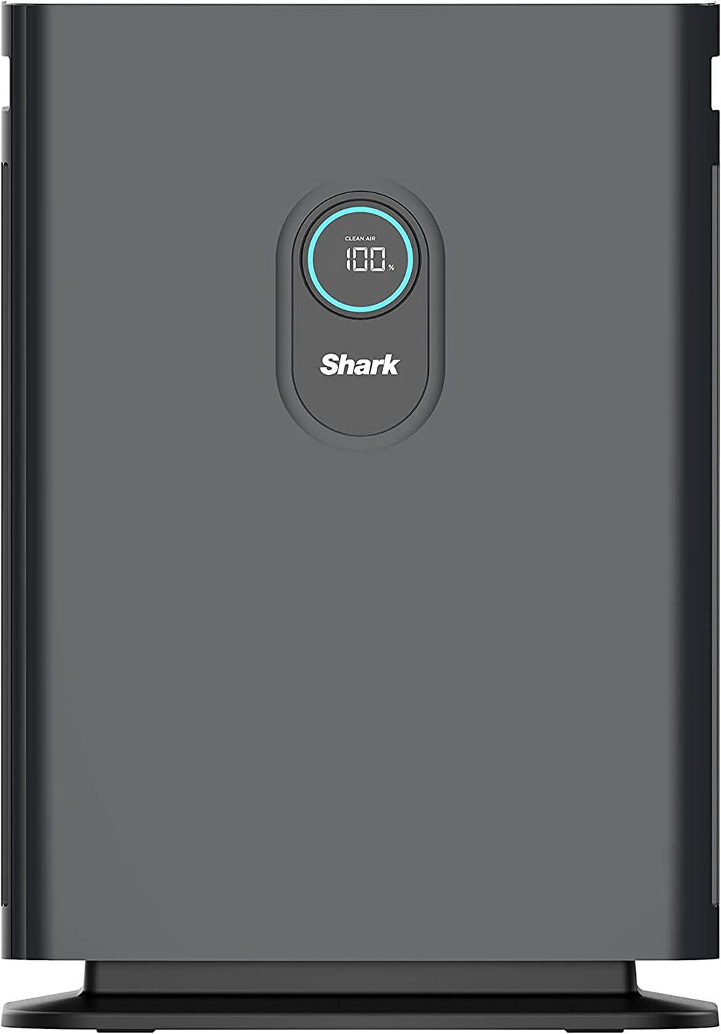 Shark HE402AMZ Air Purifier 4 True HEPA with Microban Protection Cleans up to 1000 Sq. Ft., Captures 99.98% of particles, allergens, smoke, odors to 0.1–0.2 microns, Advanced Odor Lock, 4 Fan, Grey