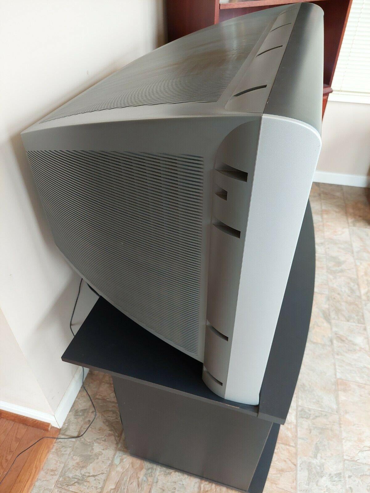 sony trinitron wega kd-34xbr970 34" 1080i crt television (&amp; included tv stand)