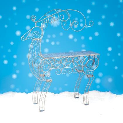 5.75' Commercial Sized Reindeer Figure Christmas Display Table