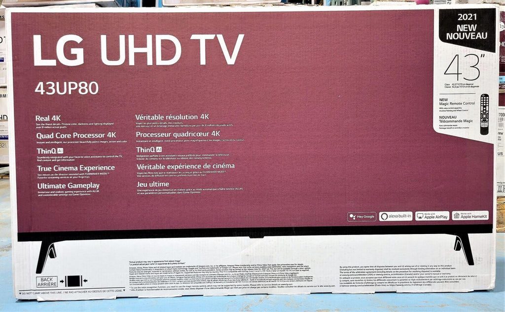 lg 43" class 4k uhd smart led hdr tv active hdr - 43up8000pua