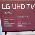 lg 43" class 4k uhd smart led hdr tv active hdr - 43up8000pua