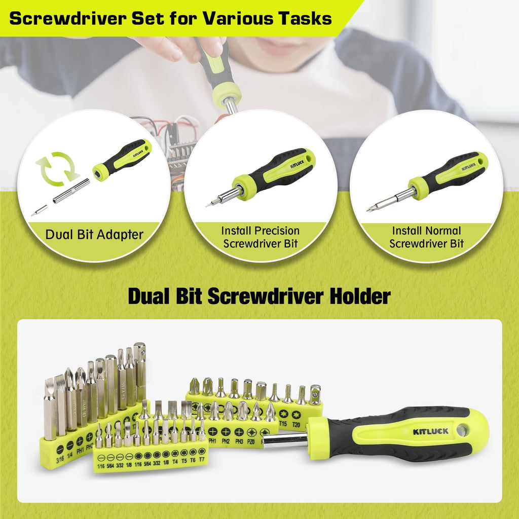 Power Drill Set, 180Pcs Home Hand Tool Kit with 8V Drill, Portable Tool box Kit with Screwdriver, Plier, Wrench, Socket, Harmer, Household Cordless Drill Set for Men Women Home