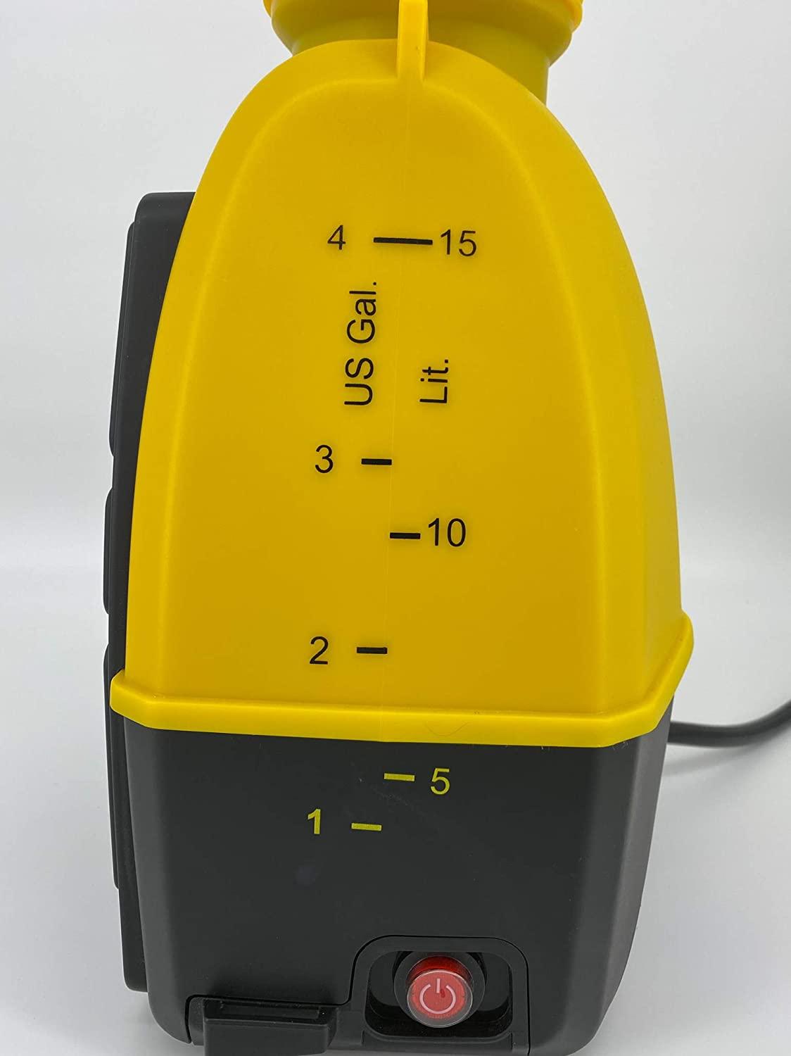 HUDSON 19001 4 Gallon NeverPump Bak-Pak Sprayer, Yellow