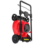 80V 21-Inch Brushless Cordless Push Lawn Mower Steel Deck with 6.0Ah Battery and Charger