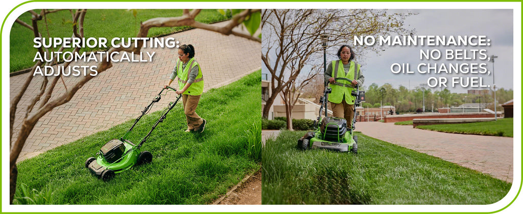 82V 21" Self-Propelled Lawn Mower, 8.0Ah Battery + Dual Port Charger