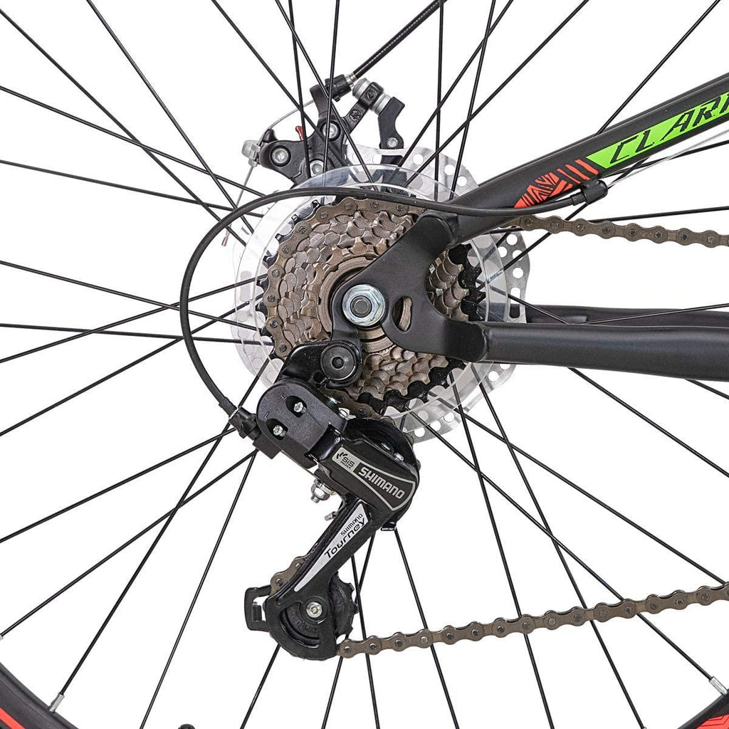 Hiland 26 Inch Mountain Bike for Men 21-Speed MTB Bicycle 18 Inch Dual-Suspension Urban Commuter City Bicycle Green