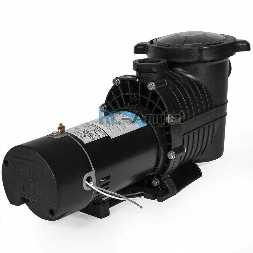 1.5hp 2 speed 230v 1.5" npt inground swimming pool pump motor w/strainer hayward
