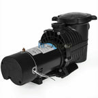 2hp 2 speed 230v 1.5" npt inground swimming pool pump motor w/strainer hayward