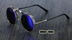 Steampunk Round Metal Double Metal Sunglasses