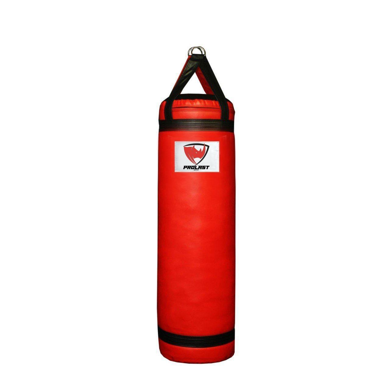 PROLAST Heavy Punching Bag 3 FT 50 LB - Great for Boxing, MMA and Muay Thai. ( Red )