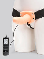 Lovehoney Perfect Partner Vibrating Strap-On 6 Inch, Flesh Pink | Flesh Pink