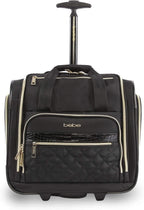 Women's Leena-Wheeled Under The Seat Carry On Bag, Black, One Size