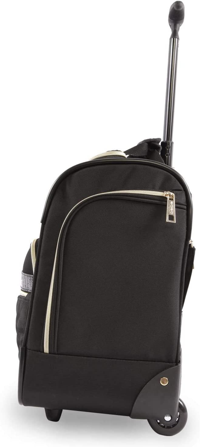Women's Leena-Wheeled Under The Seat Carry On Bag, Black, One Size