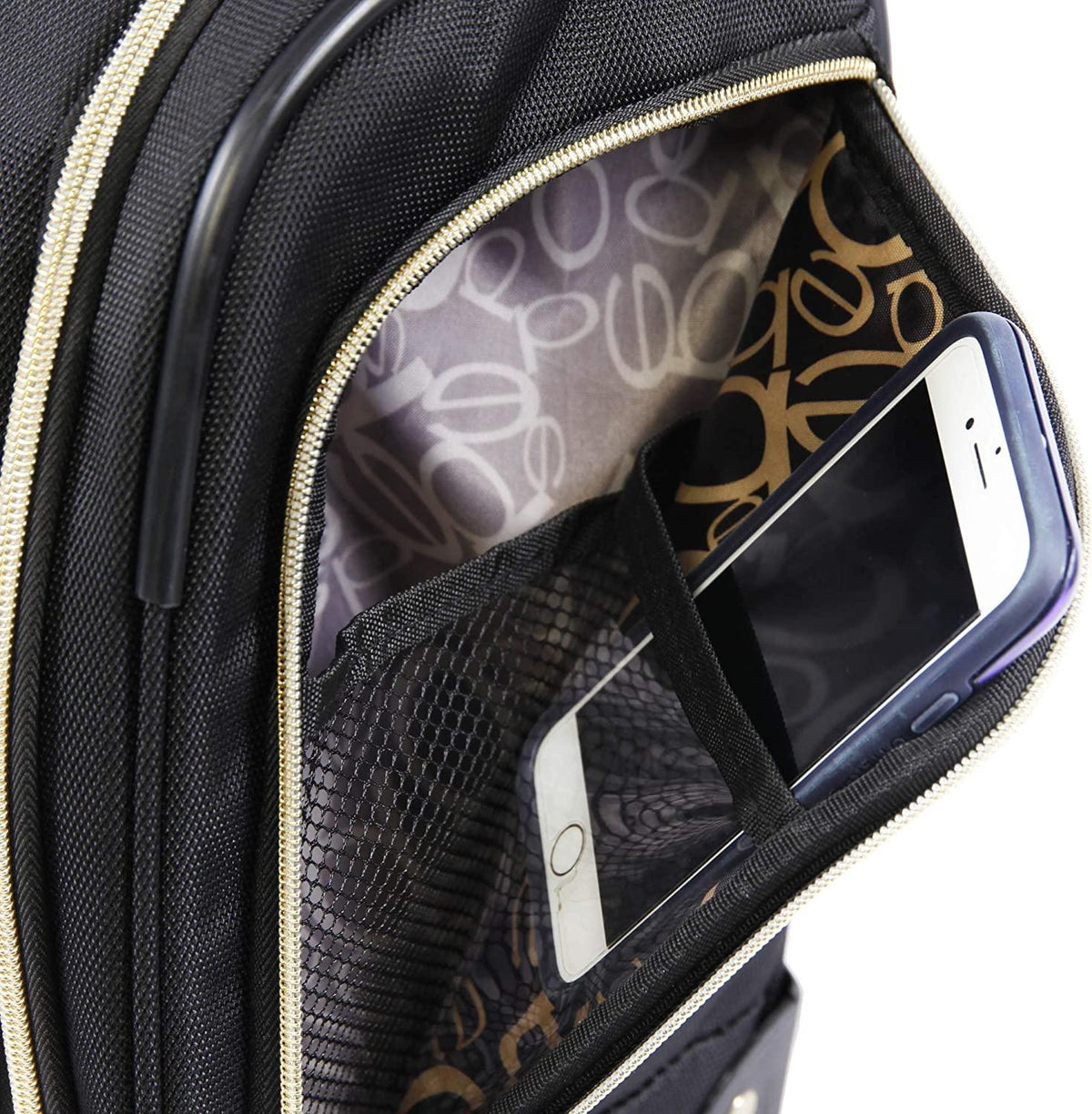 Women's Leena-Wheeled Under The Seat Carry On Bag, Black, One Size