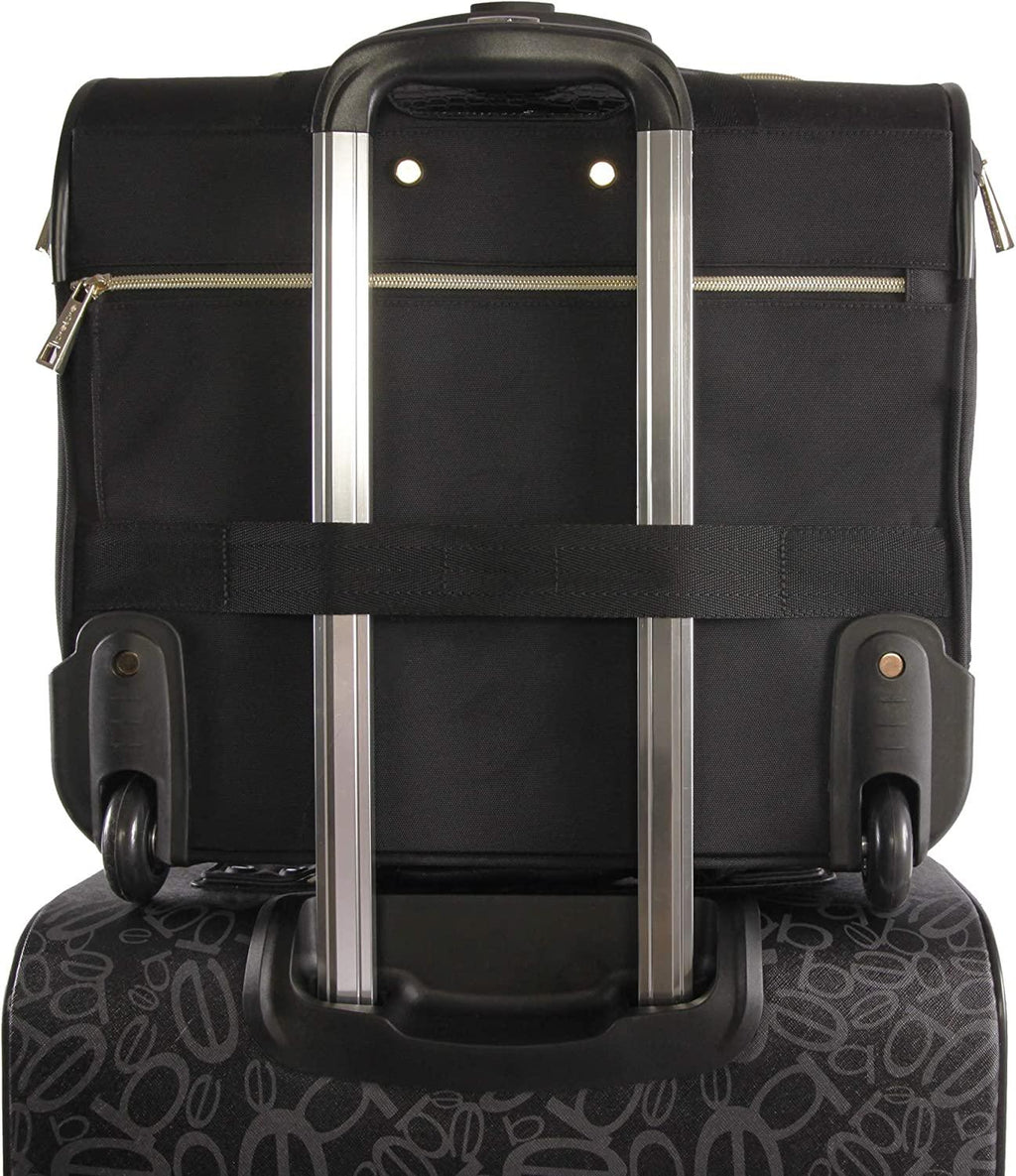 Women's Leena-Wheeled Under The Seat Carry On Bag, Black, One Size
