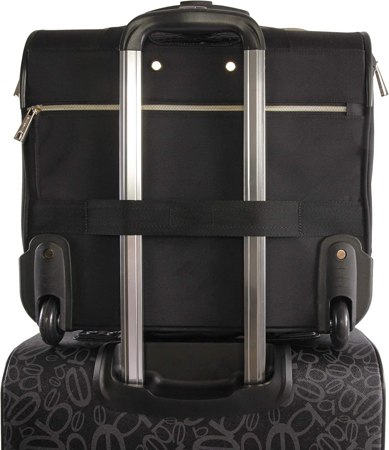 Women's Leena-Wheeled Under The Seat Carry On Bag, Black, One Size