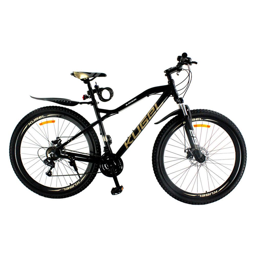 Pro Mountain Bike 29” Wheels 21 Speed Bike 85% Assembled Easy Riding Mountain Bike for Men Women Gold